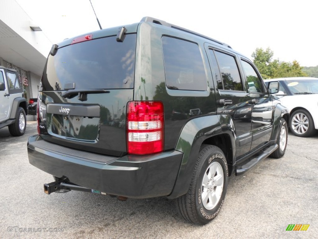 2011 Liberty Sport 4x4 - Natural Green Metallic / Dark Slate Gray photo #7