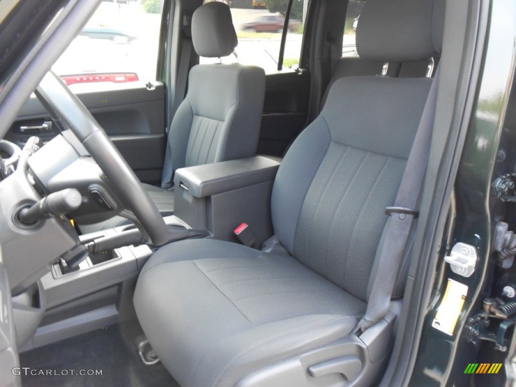 2011 Liberty Sport 4x4 - Natural Green Metallic / Dark Slate Gray photo #11