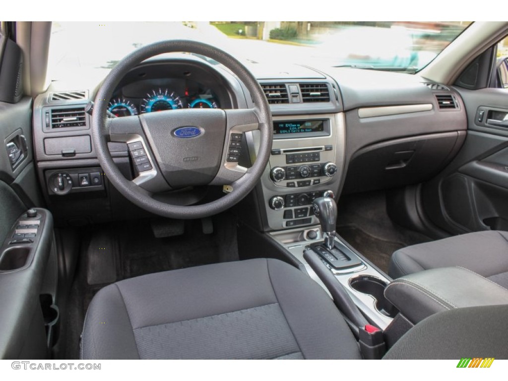 2011 Fusion SE V6 - Steel Blue Metallic / Charcoal Black photo #17