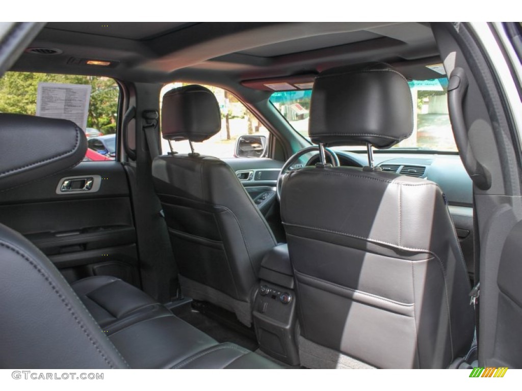 2013 Explorer XLT 4WD - White Platinum Tri-Coat / Charcoal Black photo #10