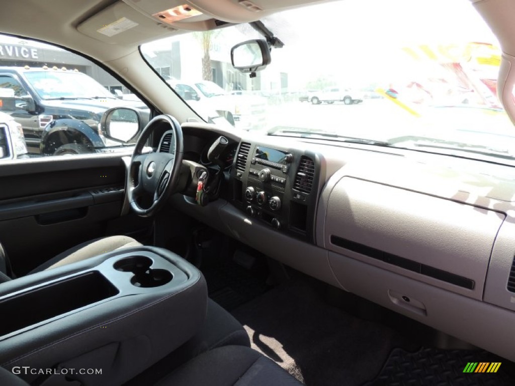 2011 Silverado 1500 LS Extended Cab - Summit White / Dark Titanium photo #6