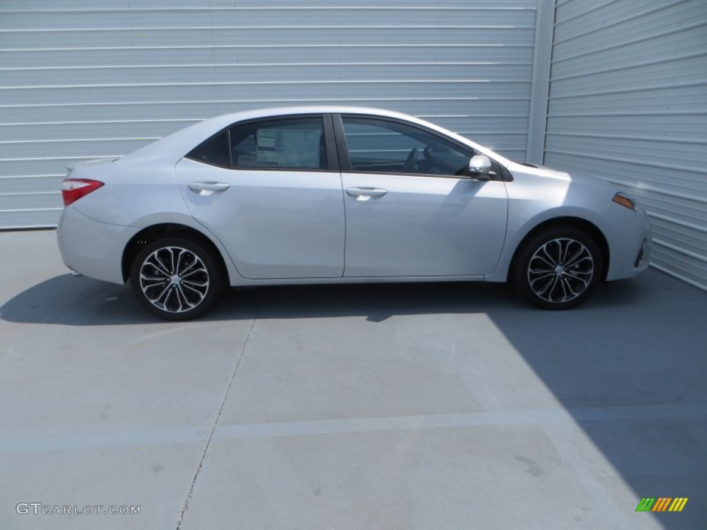 2014 Corolla S - Classic Silver Metallic / Steel Blue photo #3