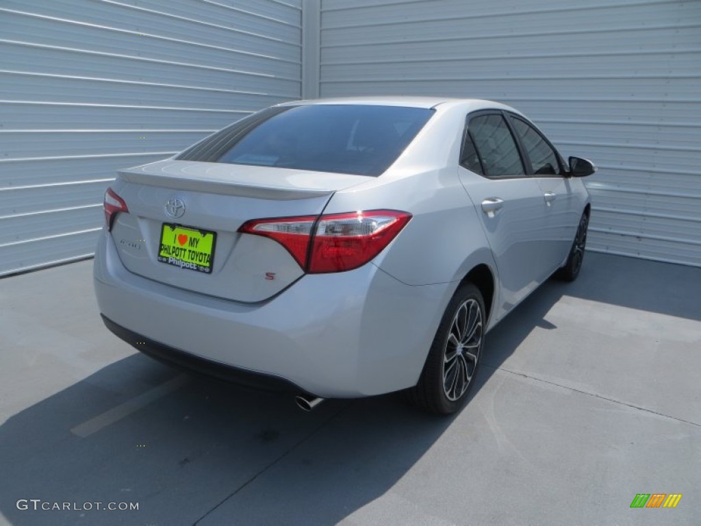 2014 Corolla S - Classic Silver Metallic / Steel Blue photo #4