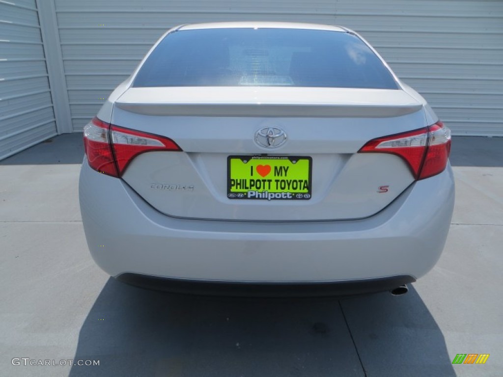 2014 Corolla S - Classic Silver Metallic / Steel Blue photo #5
