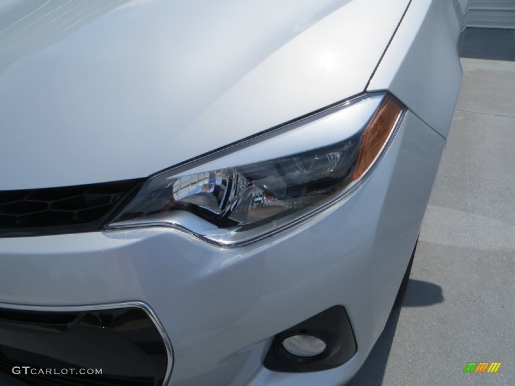 2014 Corolla S - Classic Silver Metallic / Steel Blue photo #11