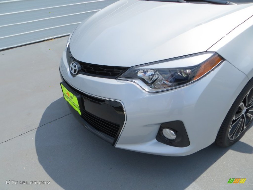 2014 Corolla S - Classic Silver Metallic / Steel Blue photo #12