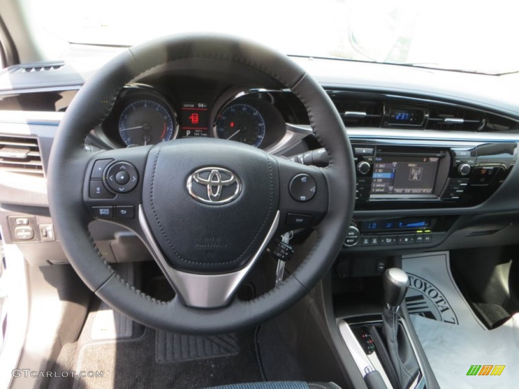 2014 Toyota Corolla S Steel Blue Dashboard Photo #85540424