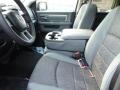 Black/Diesel Gray 2014 Ram 1500 Big Horn Quad Cab 4x4 Interior Color