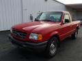 2003 Bright Red Ford Ranger XL Regular Cab  photo #2