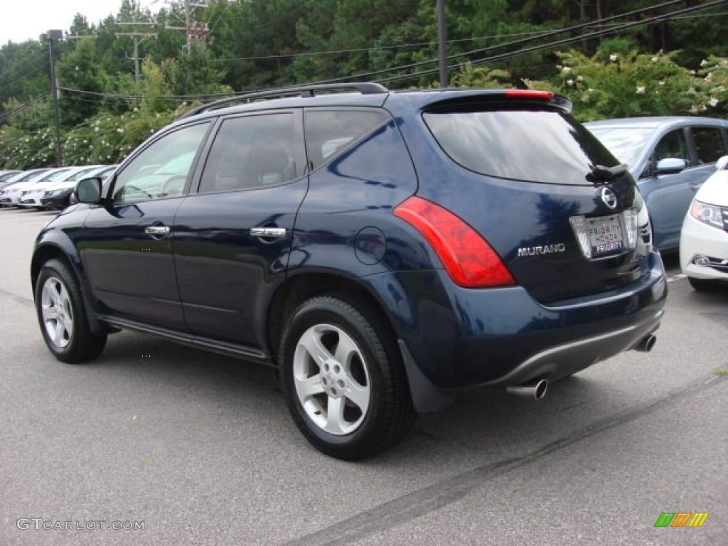 2004 Murano SL - Midnight Blue Pearl / Cafe Latte photo #4
