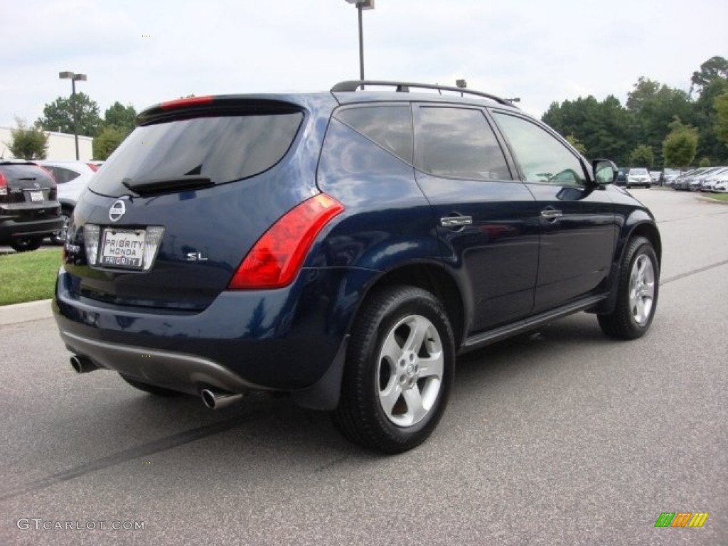 2004 Murano SL - Midnight Blue Pearl / Cafe Latte photo #6