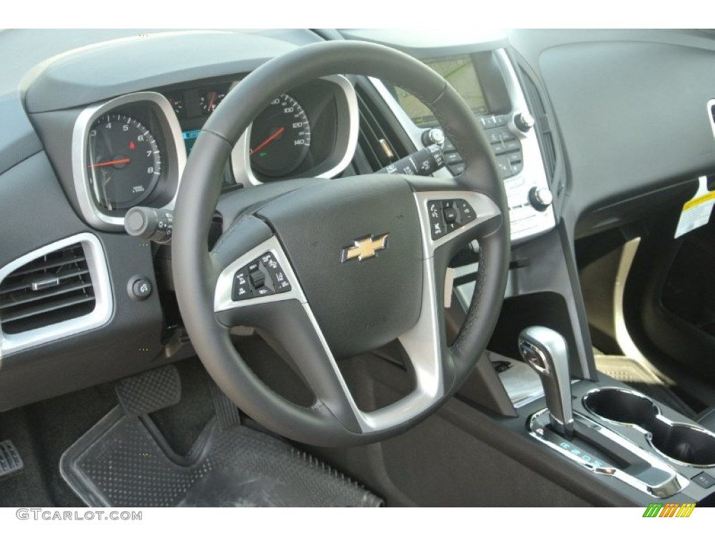 2013 Chevrolet Equinox LT Jet Black Steering Wheel Photo #85541183