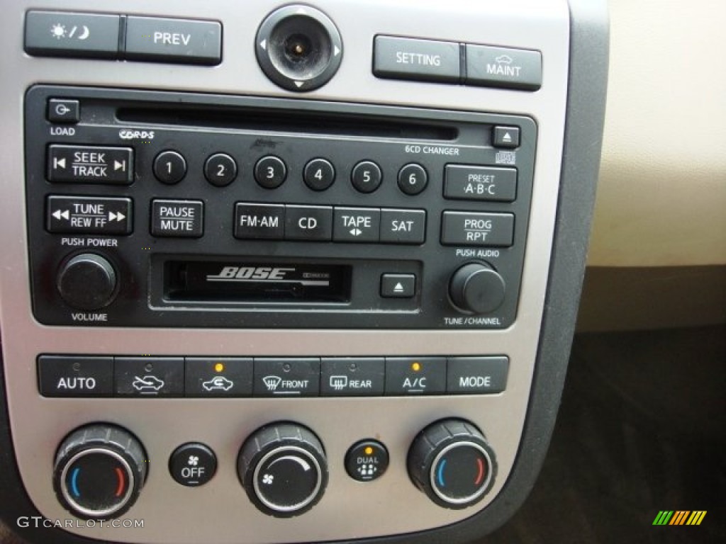 2004 Murano SL - Midnight Blue Pearl / Cafe Latte photo #19