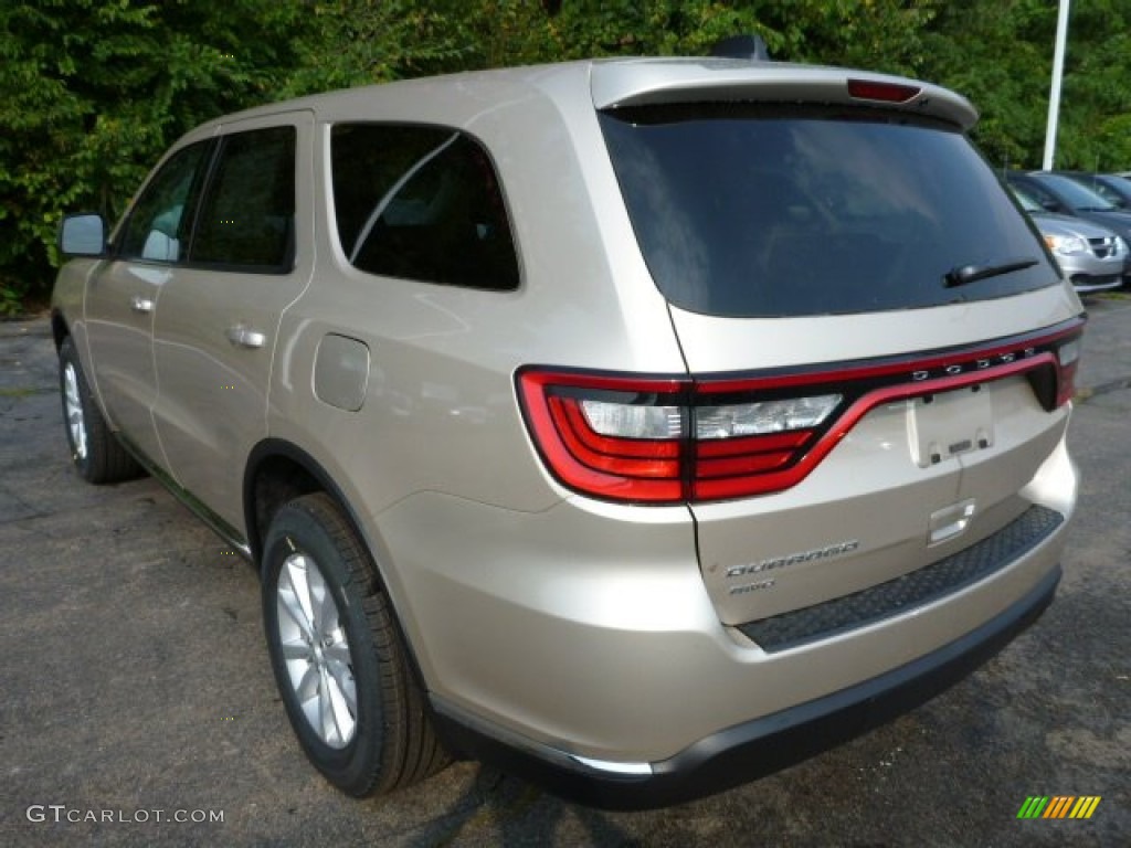 Sandstone Pearl 2014 Dodge Durango SXT AWD Exterior Photo #85541393