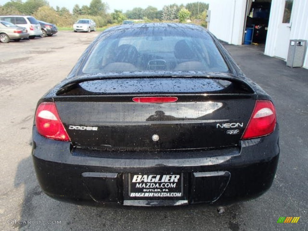 2005 Neon SXT - Black / Dark Slate Gray photo #7