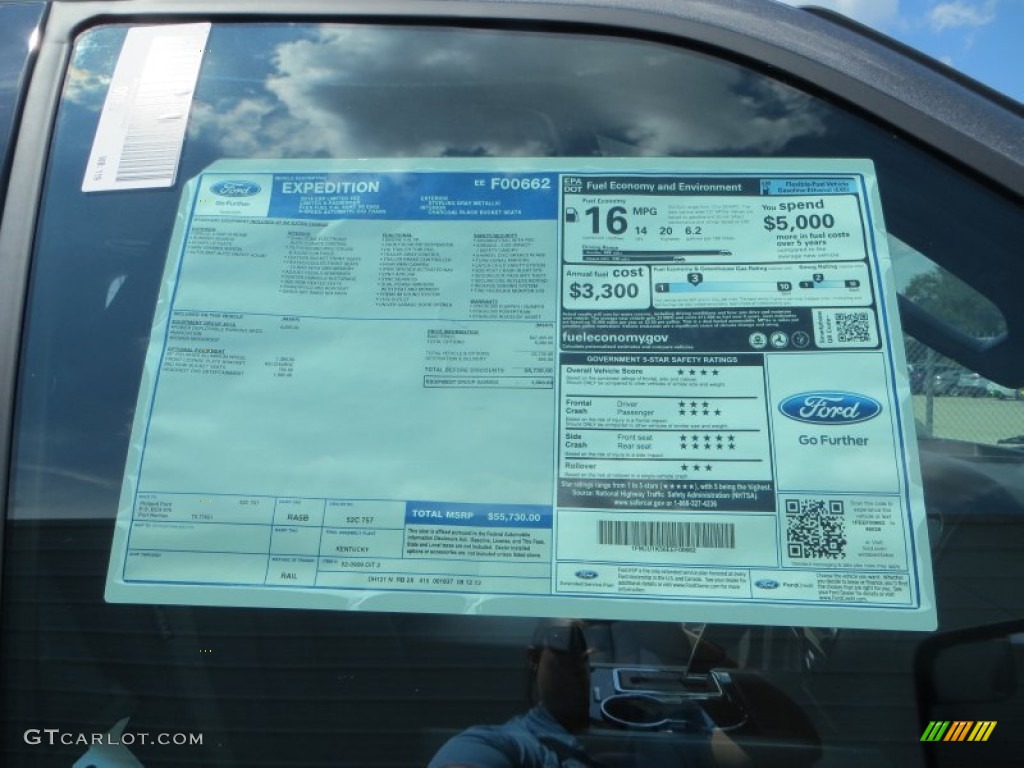 2014 Ford Expedition Limited Window Sticker Photos