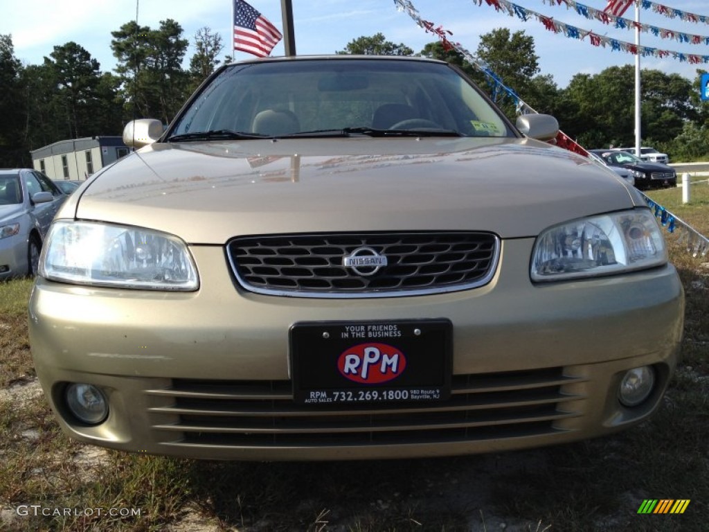 2002 Sentra GXE - Iced Cappuccino / Sand Beige photo #2