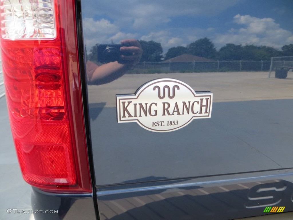 2014 F250 Super Duty King Ranch Crew Cab 4x4 - Blue Jeans Metallic / King Ranch Chaparral Leather/Adobe Trim photo #7