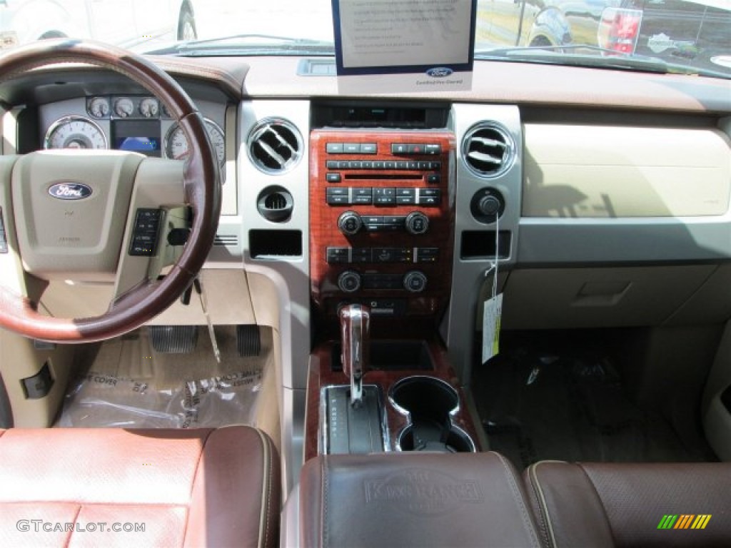 2010 F150 King Ranch SuperCrew - Tuxedo Black / Chapparal Leather photo #12