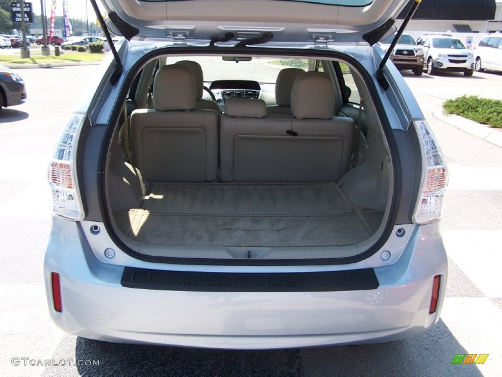2013 Prius v Two Hybrid - Clear Sky Metallic / Bisque photo #5