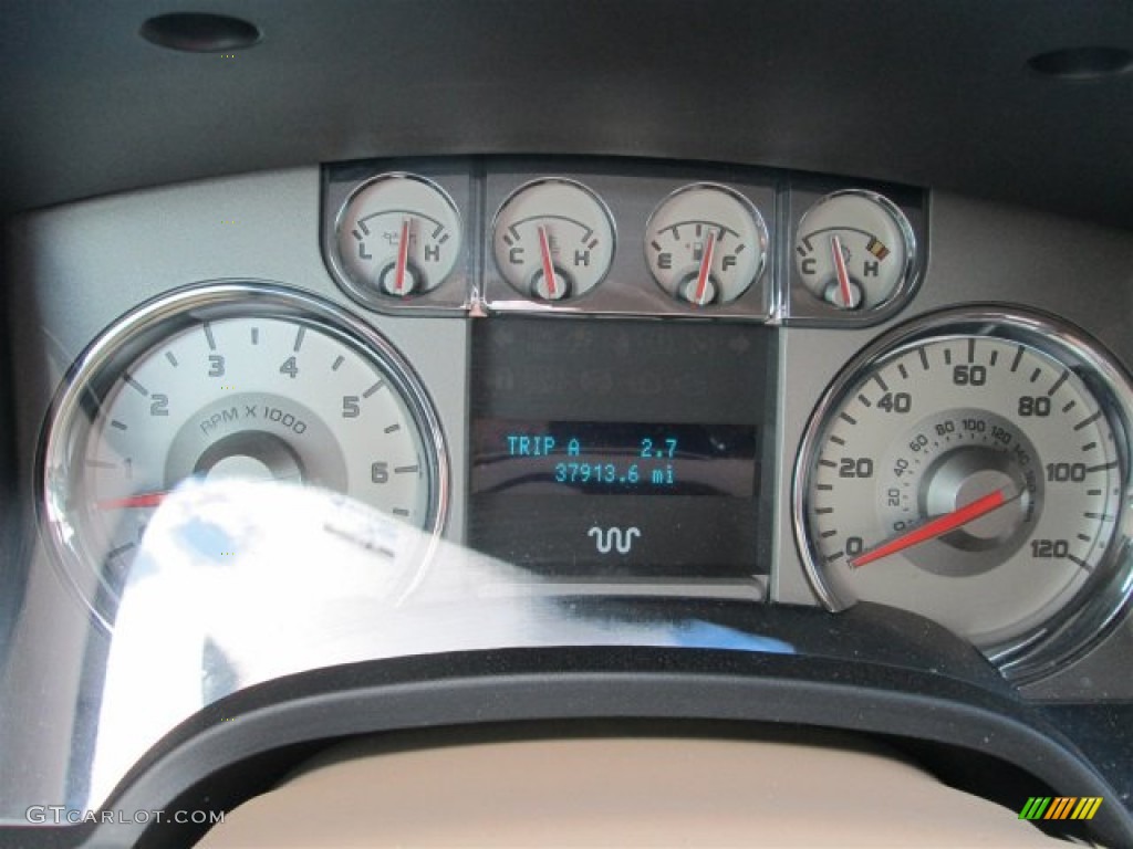 2010 F150 King Ranch SuperCrew - Tuxedo Black / Chapparal Leather photo #25