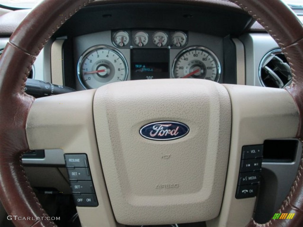 2010 F150 King Ranch SuperCrew - Tuxedo Black / Chapparal Leather photo #26