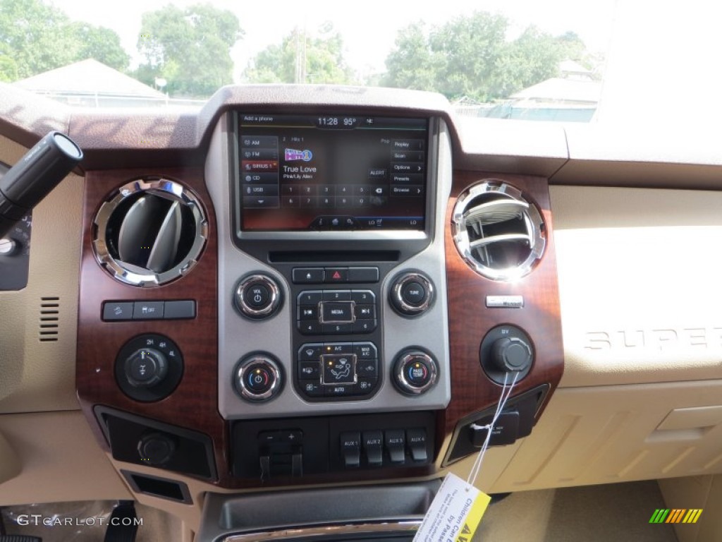 2014 F250 Super Duty King Ranch Crew Cab 4x4 - Blue Jeans Metallic / King Ranch Chaparral Leather/Adobe Trim photo #28