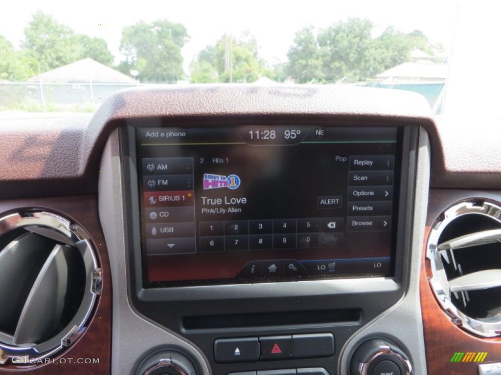 2014 F250 Super Duty King Ranch Crew Cab 4x4 - Blue Jeans Metallic / King Ranch Chaparral Leather/Adobe Trim photo #29