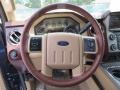 King Ranch Chaparral Leather/Adobe Trim Steering Wheel Photo for 2014 Ford F250 Super Duty #85543645