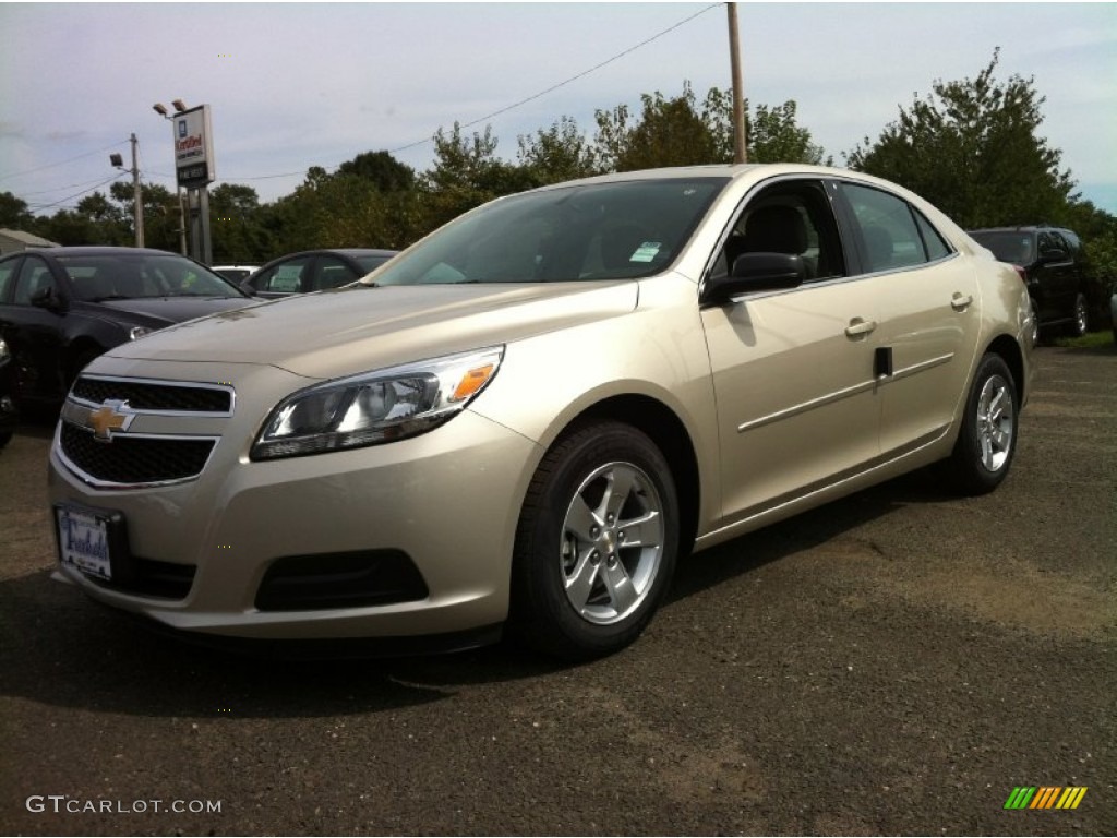 2013 Malibu LS - Champagne Silver Metallic / Jet Black/Titanium photo #1
