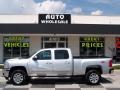 2012 Silver Ice Metallic Chevrolet Silverado 2500HD LTZ Crew Cab 4x4  photo #1