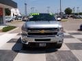 2012 Silver Ice Metallic Chevrolet Silverado 2500HD LTZ Crew Cab 4x4  photo #2