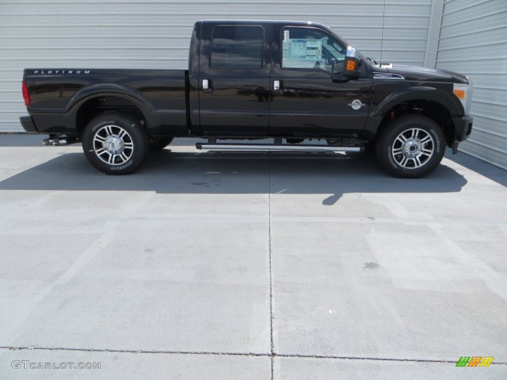 Kodiak Brown Metallic 2014 Ford F250 Super Duty Platinum Crew Cab 4x4 Exterior Photo #85543787