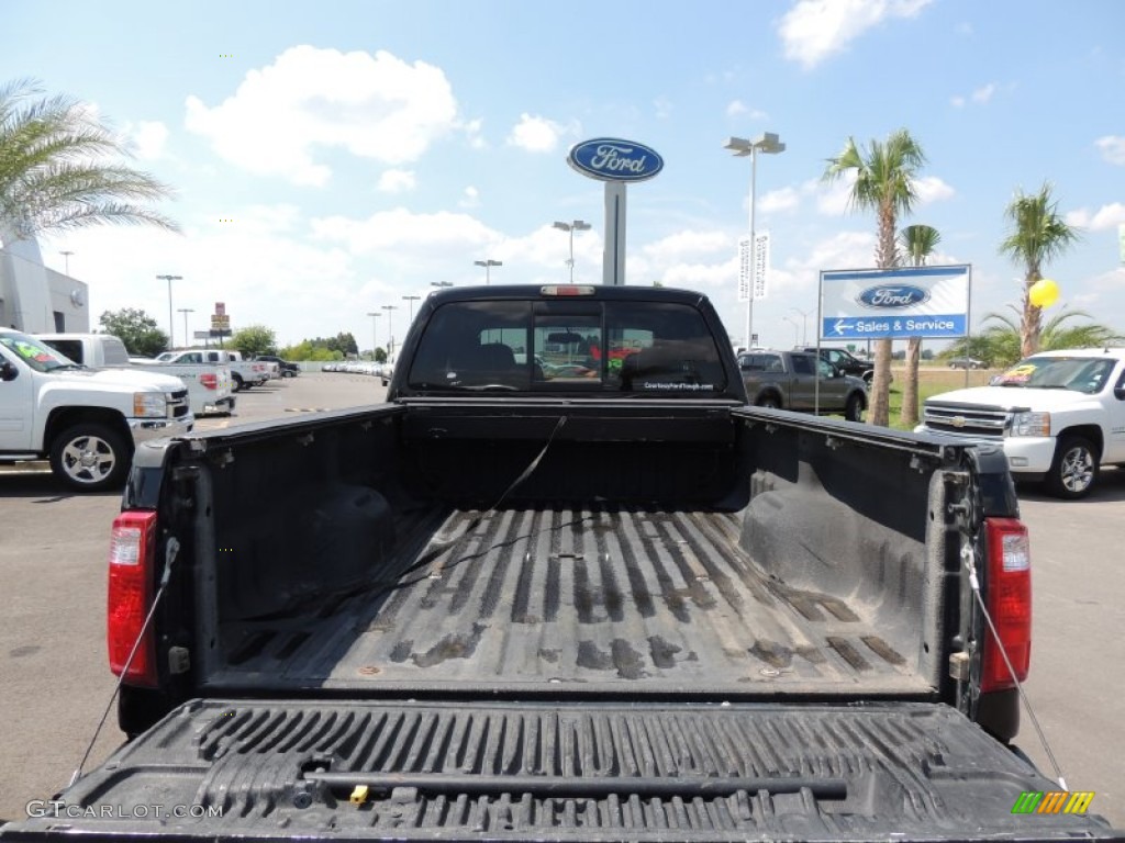 2010 F450 Super Duty Lariat Crew Cab 4x4 Dually - Black / Black photo #4