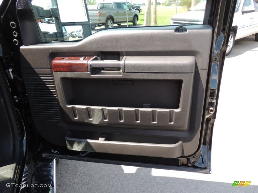 2010 F450 Super Duty Lariat Crew Cab 4x4 Dually - Black / Black photo #8