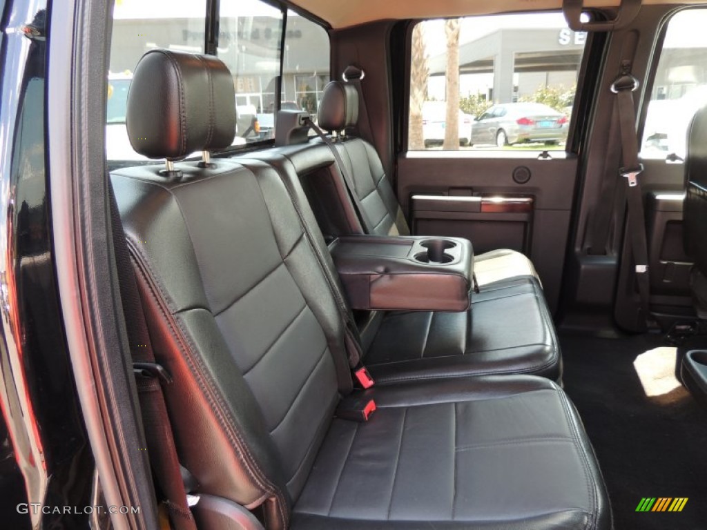 2010 F450 Super Duty Lariat Crew Cab 4x4 Dually - Black / Black photo #9