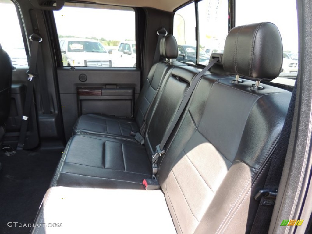 2010 F450 Super Duty Lariat Crew Cab 4x4 Dually - Black / Black photo #12
