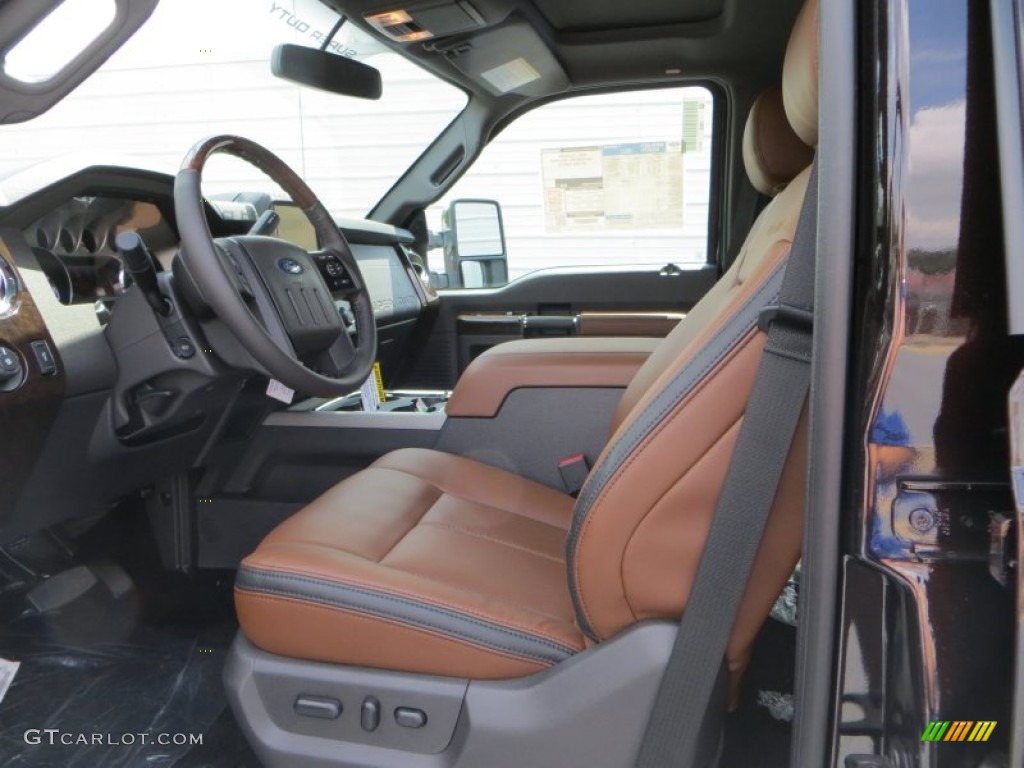 2014 F250 Super Duty Platinum Crew Cab 4x4 - Kodiak Brown Metallic / Platinum Pecan Leather photo #23