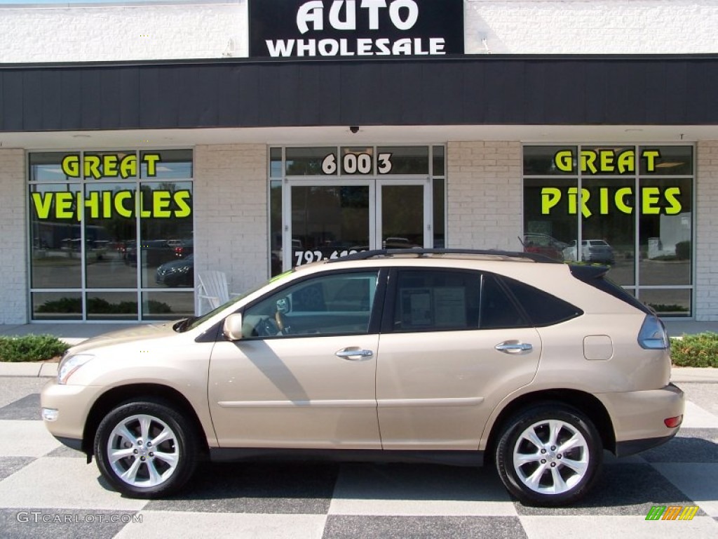 2009 RX 350 - Golden Almond Metallic / Parchment photo #1