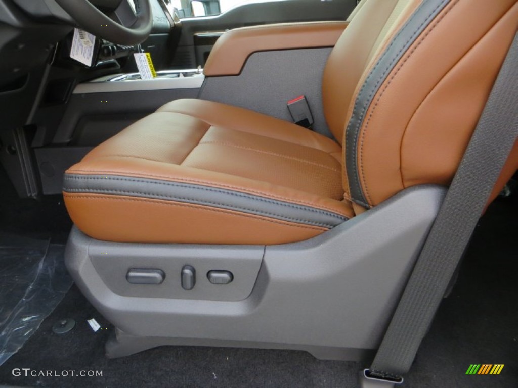 2014 Ford F250 Super Duty Platinum Crew Cab 4x4 Front Seat Photo #85544300