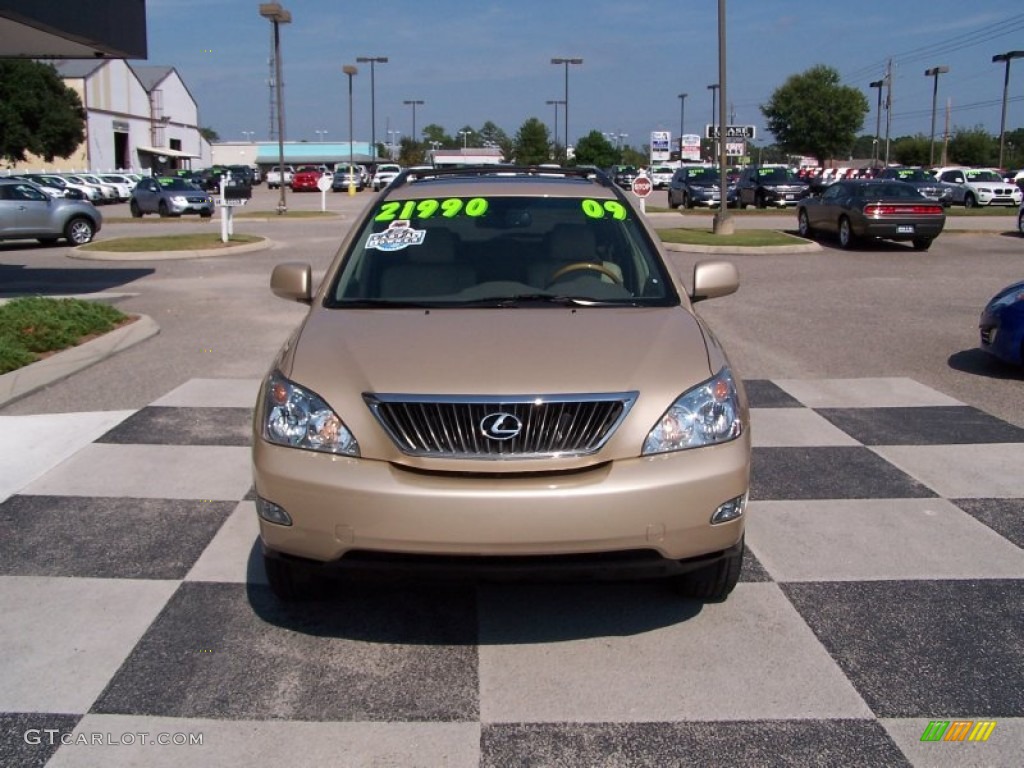 2009 RX 350 - Golden Almond Metallic / Parchment photo #2