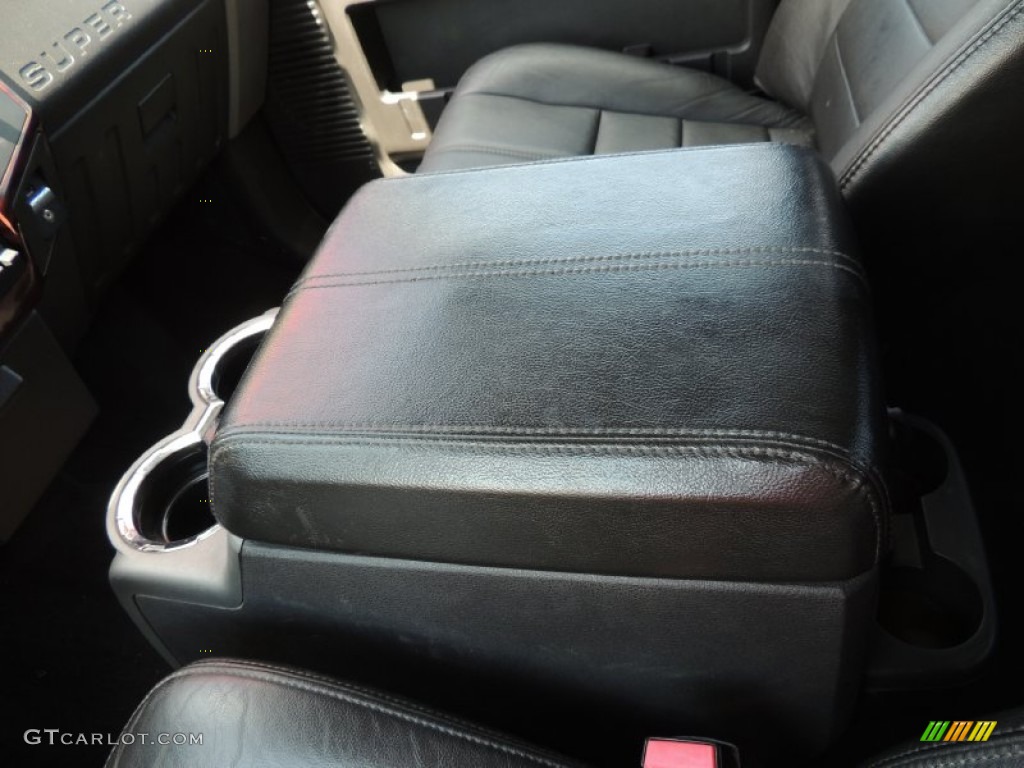 2010 F450 Super Duty Lariat Crew Cab 4x4 Dually - Black / Black photo #25