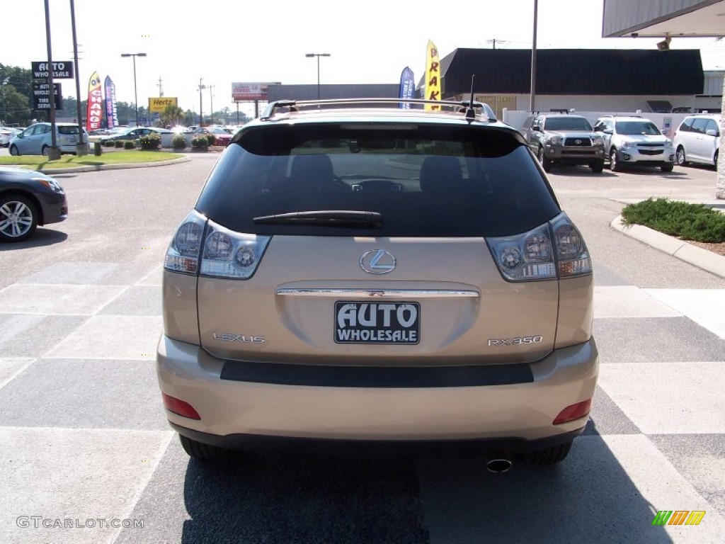 2009 RX 350 - Golden Almond Metallic / Parchment photo #4