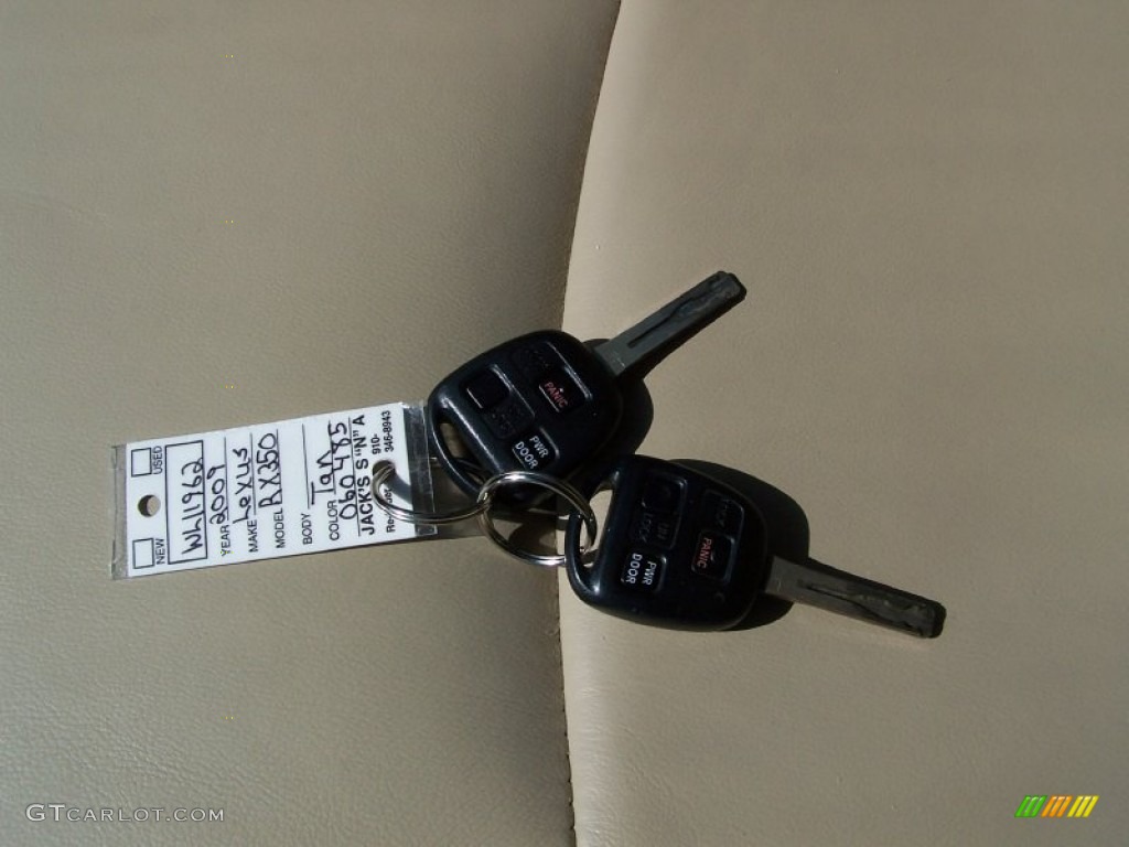 2009 RX 350 - Golden Almond Metallic / Parchment photo #20
