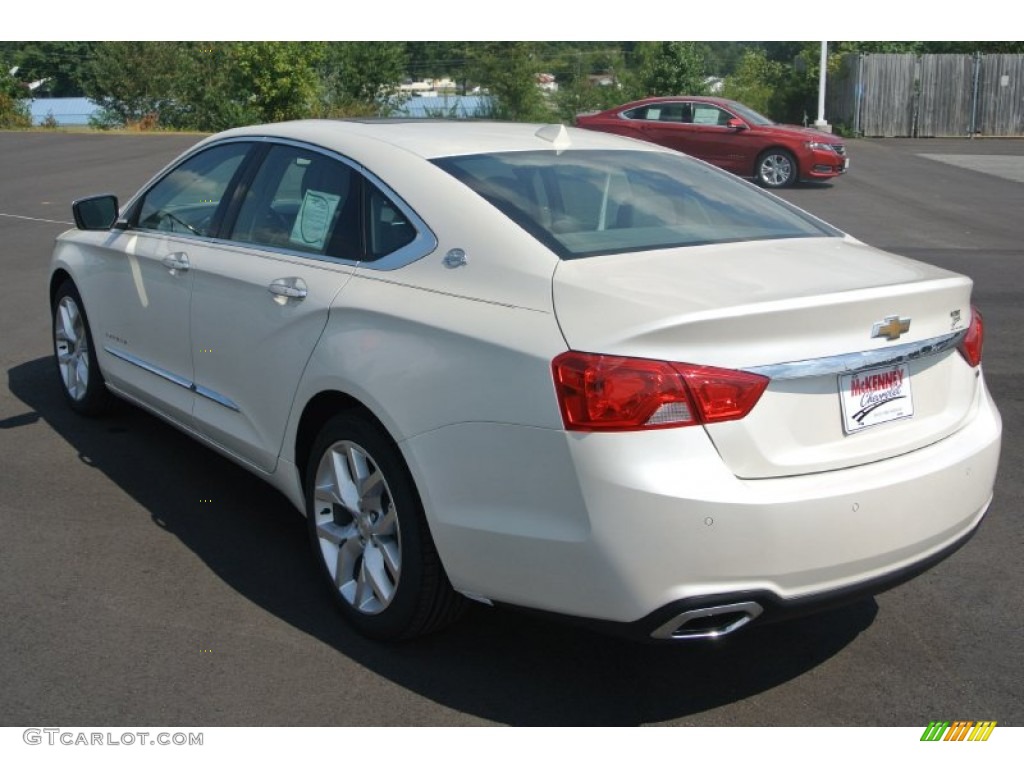 2014 Impala LTZ - White Diamond Tricoat / Jet Black/Dark Titanium photo #4