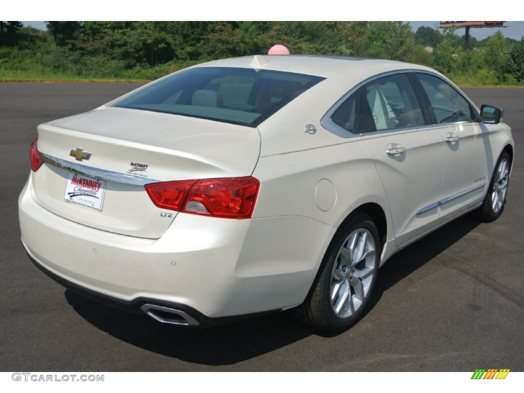 2014 Impala LTZ - White Diamond Tricoat / Jet Black/Dark Titanium photo #5