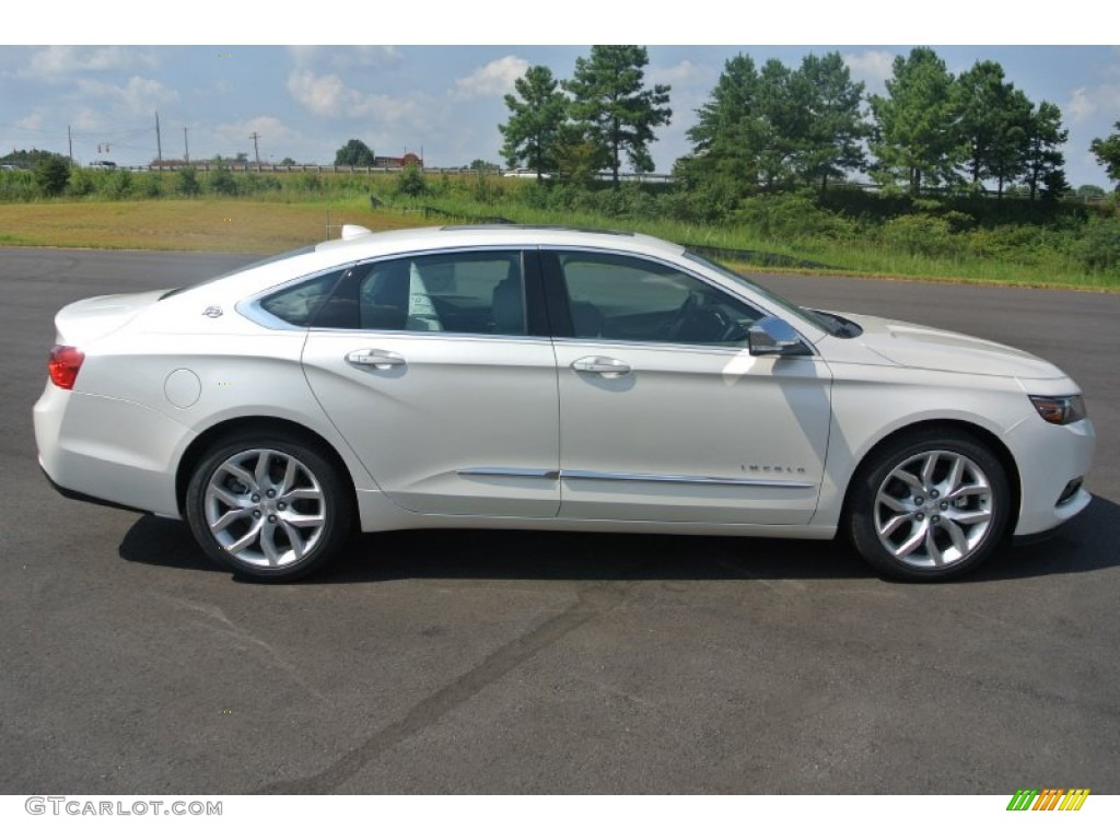 2014 Impala LTZ - White Diamond Tricoat / Jet Black/Dark Titanium photo #6