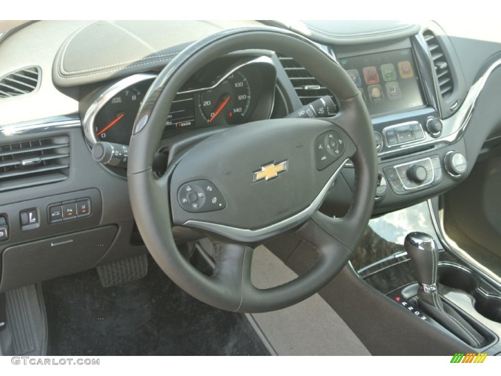 2014 Impala LTZ - White Diamond Tricoat / Jet Black/Dark Titanium photo #24