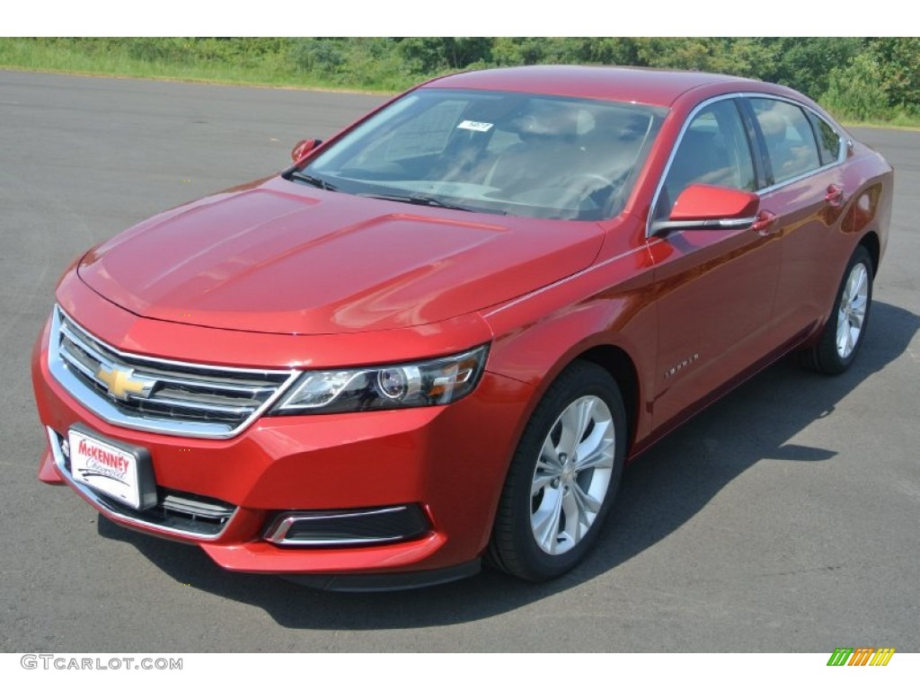 2014 Impala LT - Crystal Red Tintcoat / Jet Black photo #2