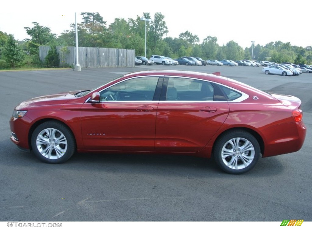 2014 Impala LT - Crystal Red Tintcoat / Jet Black photo #3